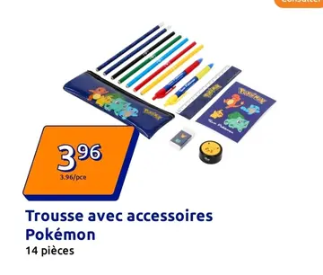 Offre: Trousse avec accessoires Pokémon