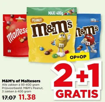 Aanbieding: M&M's of Maltesers