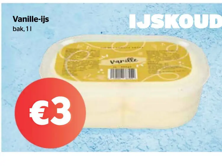Promotie: Vanille-ijs
