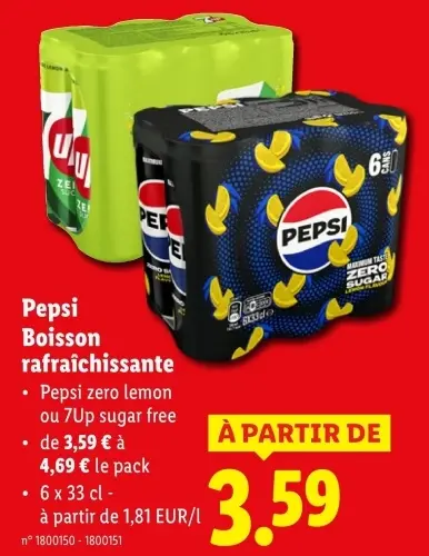 Offre: Boisson rafraîchissante
