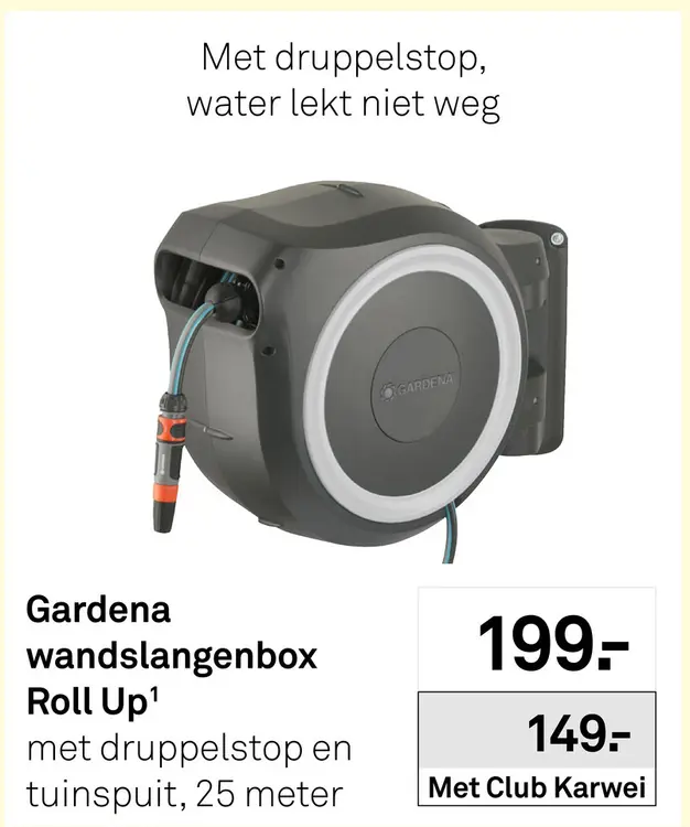 Aanbieding: Wandslangenbox Roll Up
