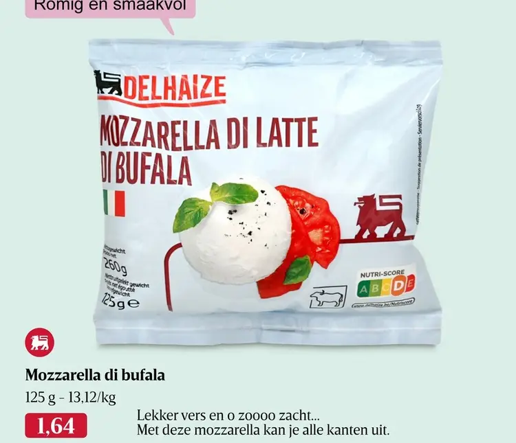 Promotie: Mozzarella di bufala