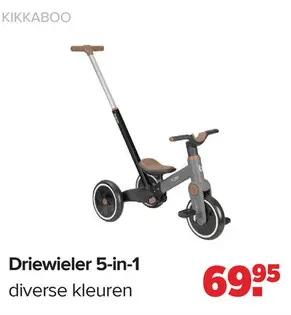 Promotie: Driewieler 5-in-1
