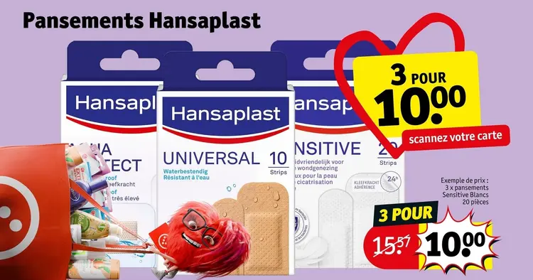 Offre: Pansements Hansaplast