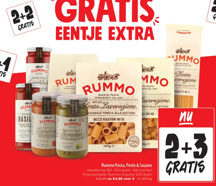 Aanbieding: Pasta, Pesto & Sauzen