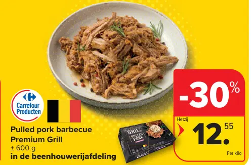 Promotie: Pulled pork barbecue Premium Grill