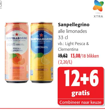 Promotie: Sanpellegrino alle limonades
