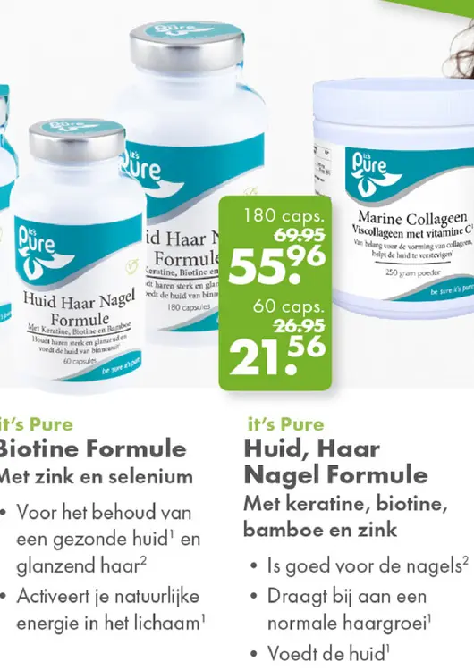 Aanbieding: Huid, Haar Nagel Formule