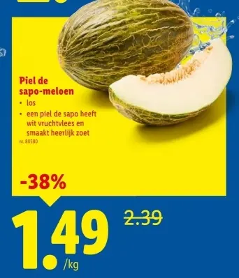 Promotie: Piel de sapo-meloen