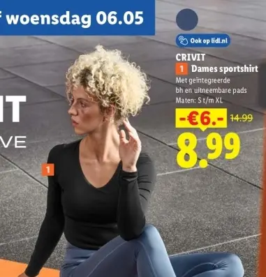 Aanbieding: Dames sportshirt