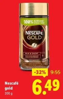 Aanbieding: Nescafé gold