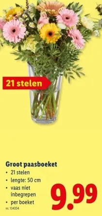 Promotie: Groot paasboeket