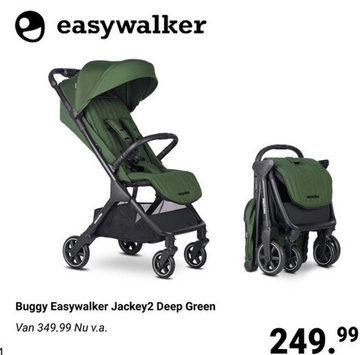 Aanbieding: Buggy Easywalker Jackey2 Deep Green