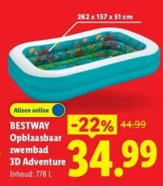 Aanbieding: Opblaasbaar zwembad