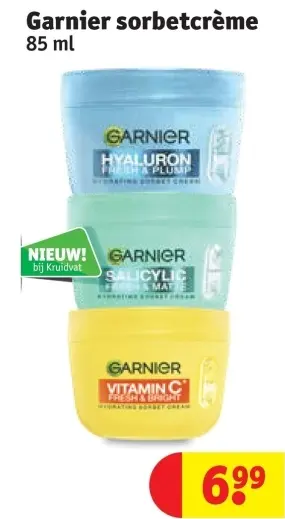 Promotie: Garnier sorbetcrème