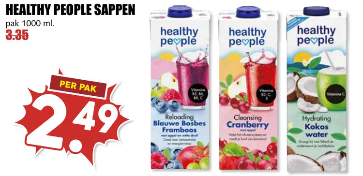 Aanbieding: Sappen