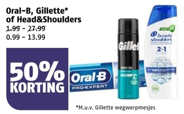 Aanbieding: Oral-B, Gillette of Head&Shoulders