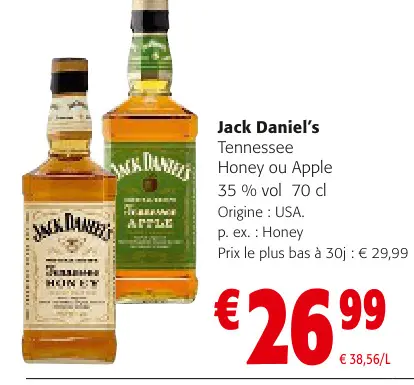 Offre: Jack Daniel's Tennessee