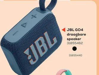 Promotie: JBL GO4 draagbare speaker