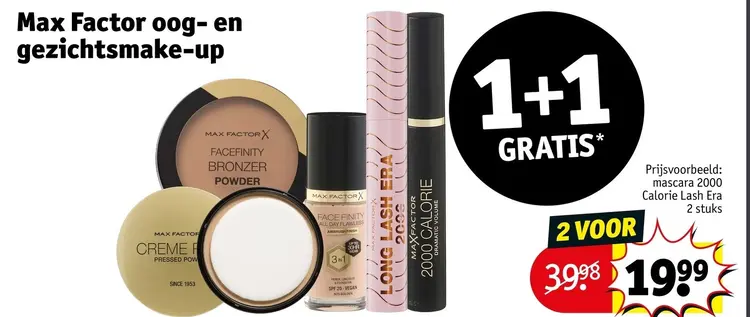 Aanbieding: oog- en gezichtsmake-up