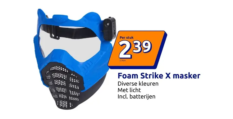 Aanbieding: Foam Strike X masker