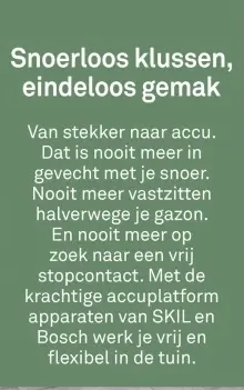 Aanbieding: Snoerloos klussen, eindeloos gemak