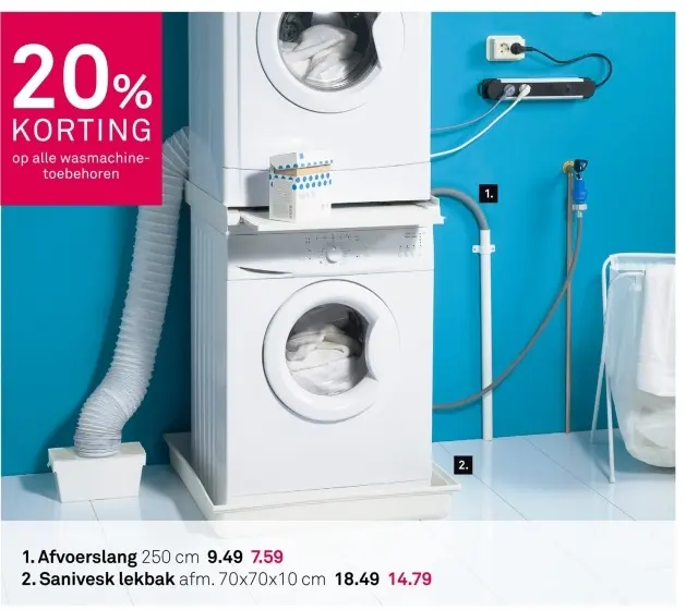 Aanbieding: Afvoerslang of Sanivesk lekbak