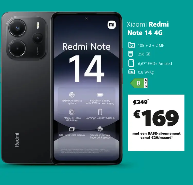Aanbieding: Redmi Note 14 4G