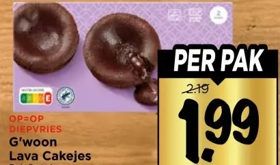 Aanbieding: Lava Cakejes