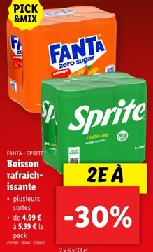 Offre: Boisson rafraîchissante