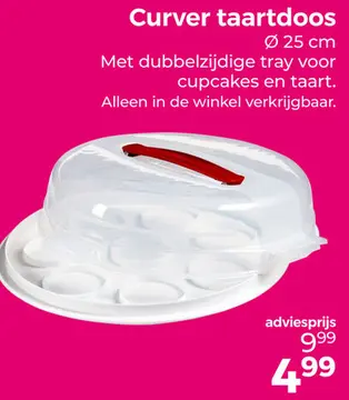 Aanbieding: Curver taartdoos