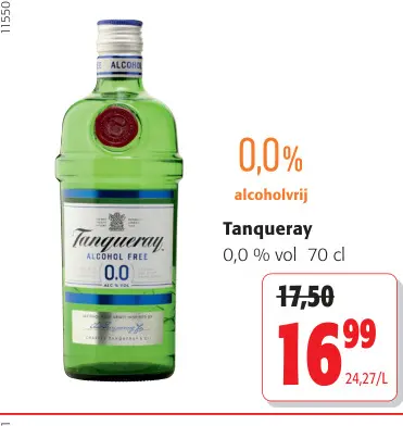 Promotie: Tanqueray