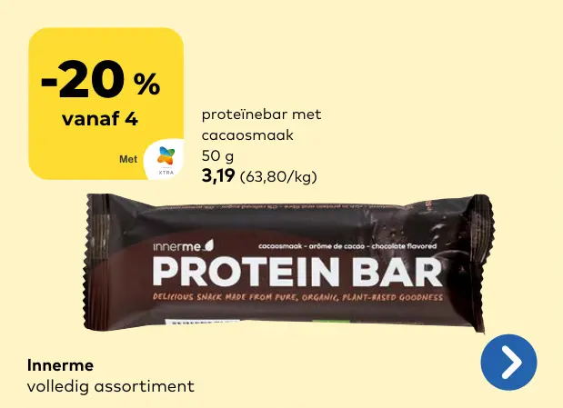 Promotie: Proteïnebar met cacaosmaak