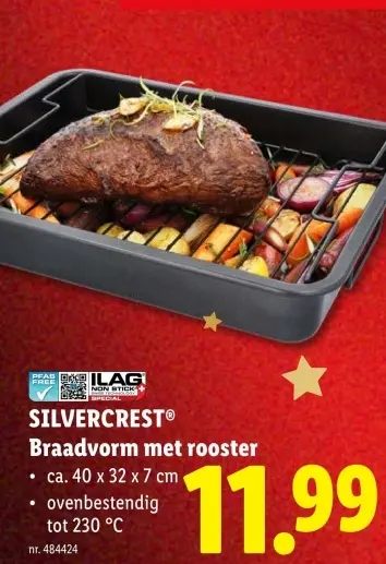 Aanbieding: Braadvorm met rooster
