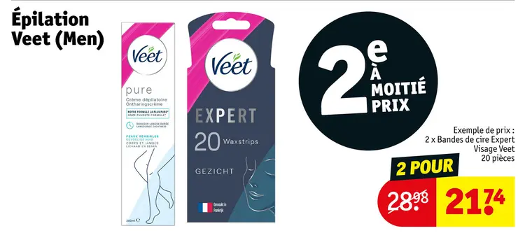 Offre: Épilation Veet (Men)