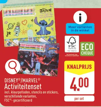 Aanbieding: DISNEY®/MARVEL® Activiteitenset