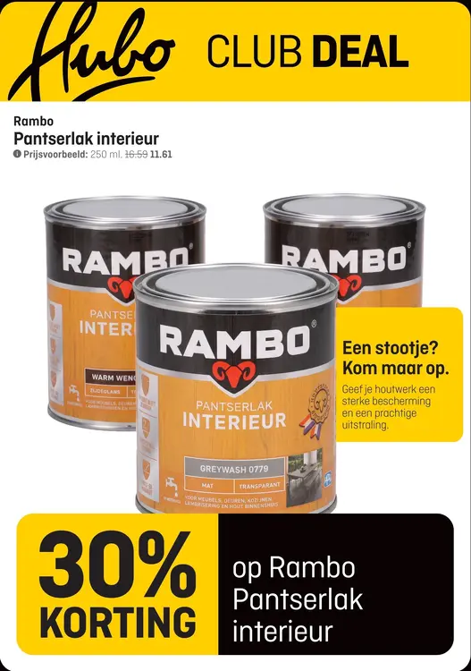 Aanbieding: Pantserlak interieur
