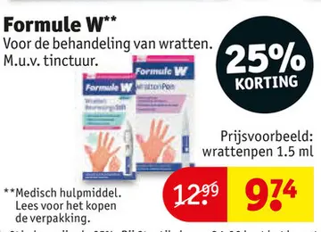 Aanbieding: Formule W