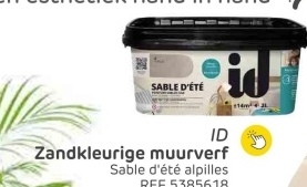 Aanbieding: Zandkleurige muurverf Sable d'été alpilles