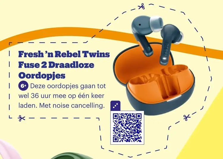 Aanbieding: Fresh 'n Rebel Twins Fuse 2 Draadloze Oordopj