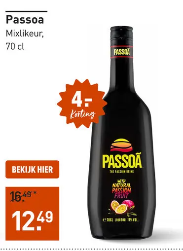 Aanbieding: Passoa 70CL