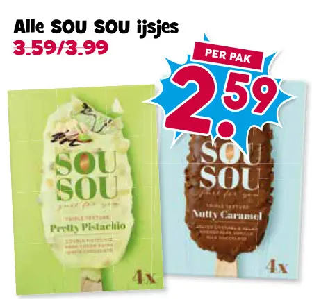 Aanbieding: SOU SOU ijsjes