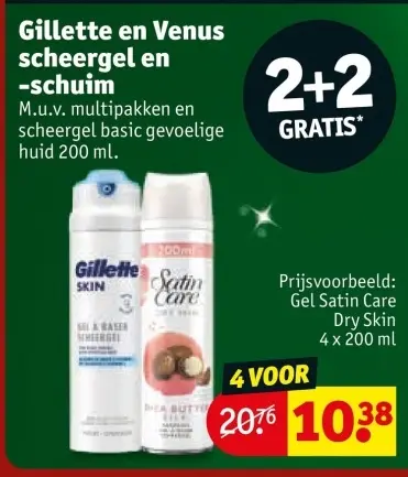 Aanbieding: scheergel en -schuim