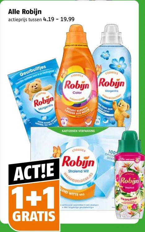 Aanbieding: Wasmiddel, wasverzachter, geurbuiltjes of wasparfum