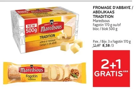 Offre: Fromage d'abbaye / abdijkaas tradition