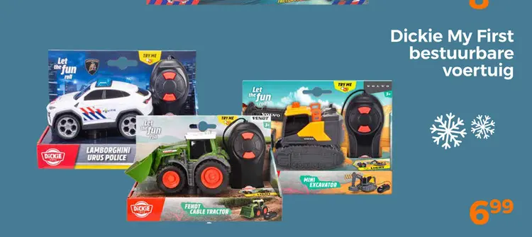 Aanbieding: Dickie My First bestuurbare voertuig