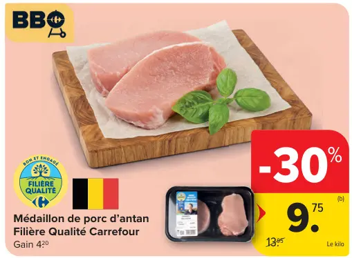 Offre: Médaillon de porc d'antan