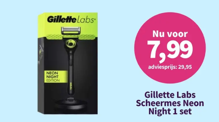 Aanbieding: Scheermes Neon Night
