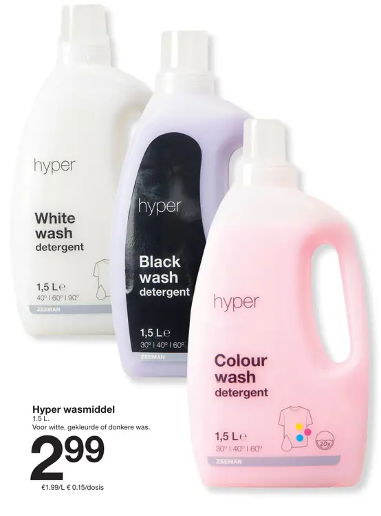 Aanbieding: Hyper wasmiddel