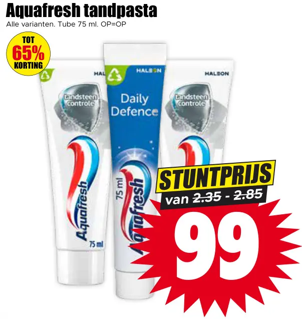 Aanbieding: Tandpasta